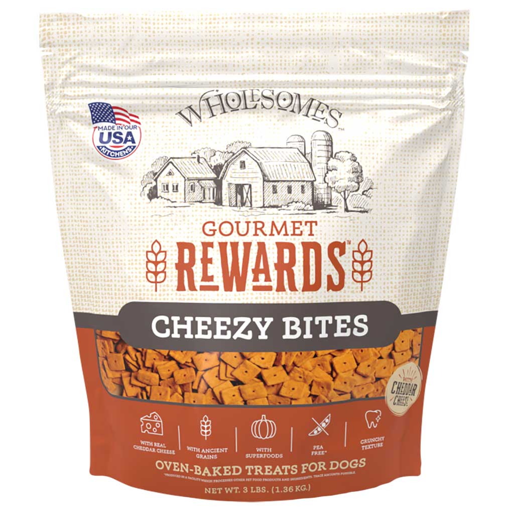 Gourmet Rewards Cheezy Bites Wholesomes Pet Food